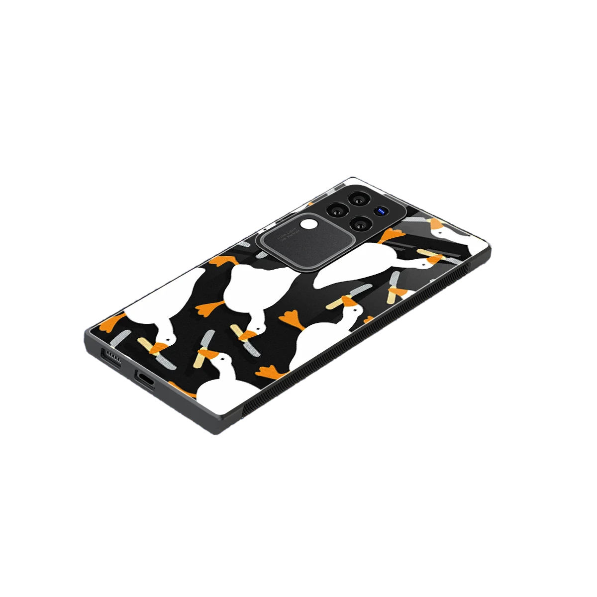 Quack Attack stylish phone case forvivo v30 pro | glossy glass and slim fit