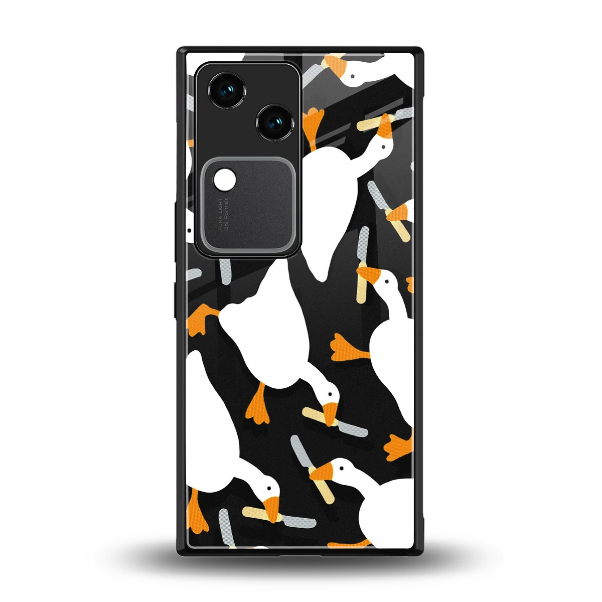 Quack Attack back phone cover | glass case for vivo v30