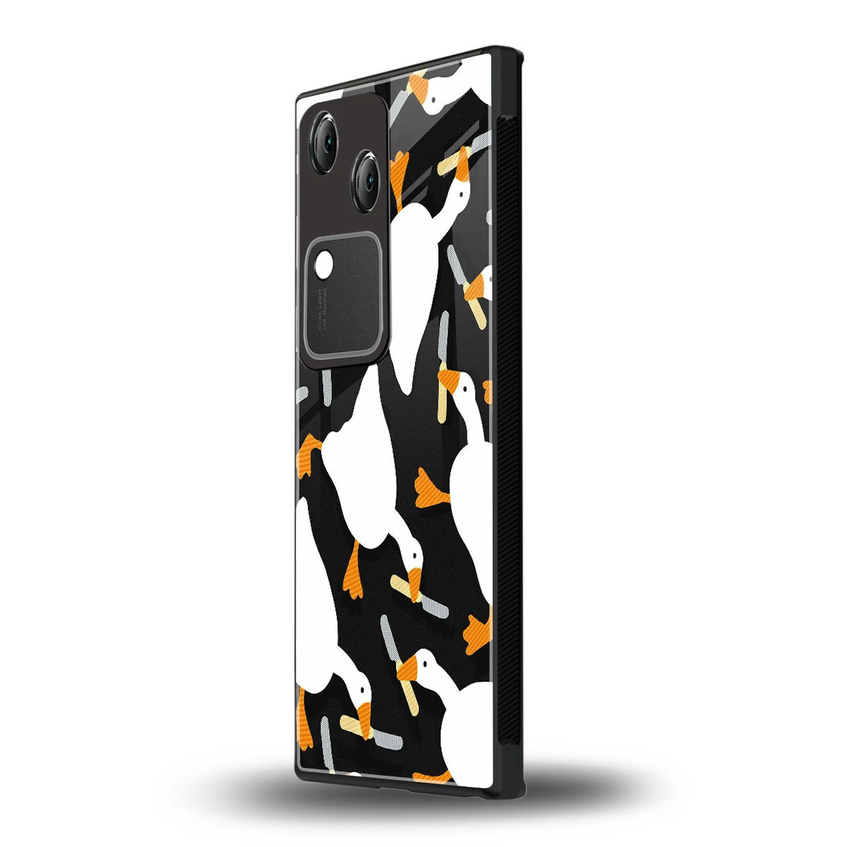 Quack Attack vivo v30 mobile cover | shockproof glass phone case