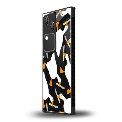 Quack Attack vivo v30 mobile cover | shockproof glass phone case