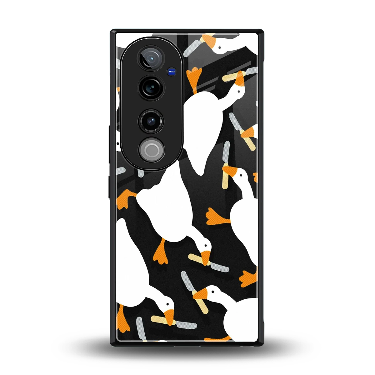 Quack Attack back phone cover | glass case for vivo v40 pro