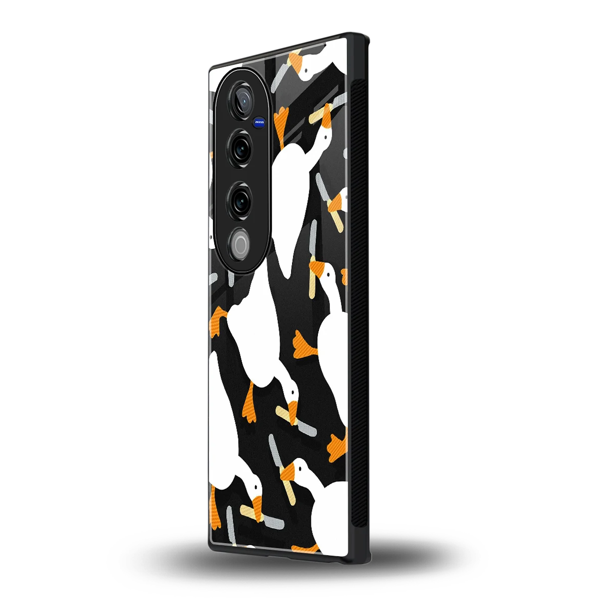 Quack Attack vivo v40 pro mobile cover | shockproof glass phone case