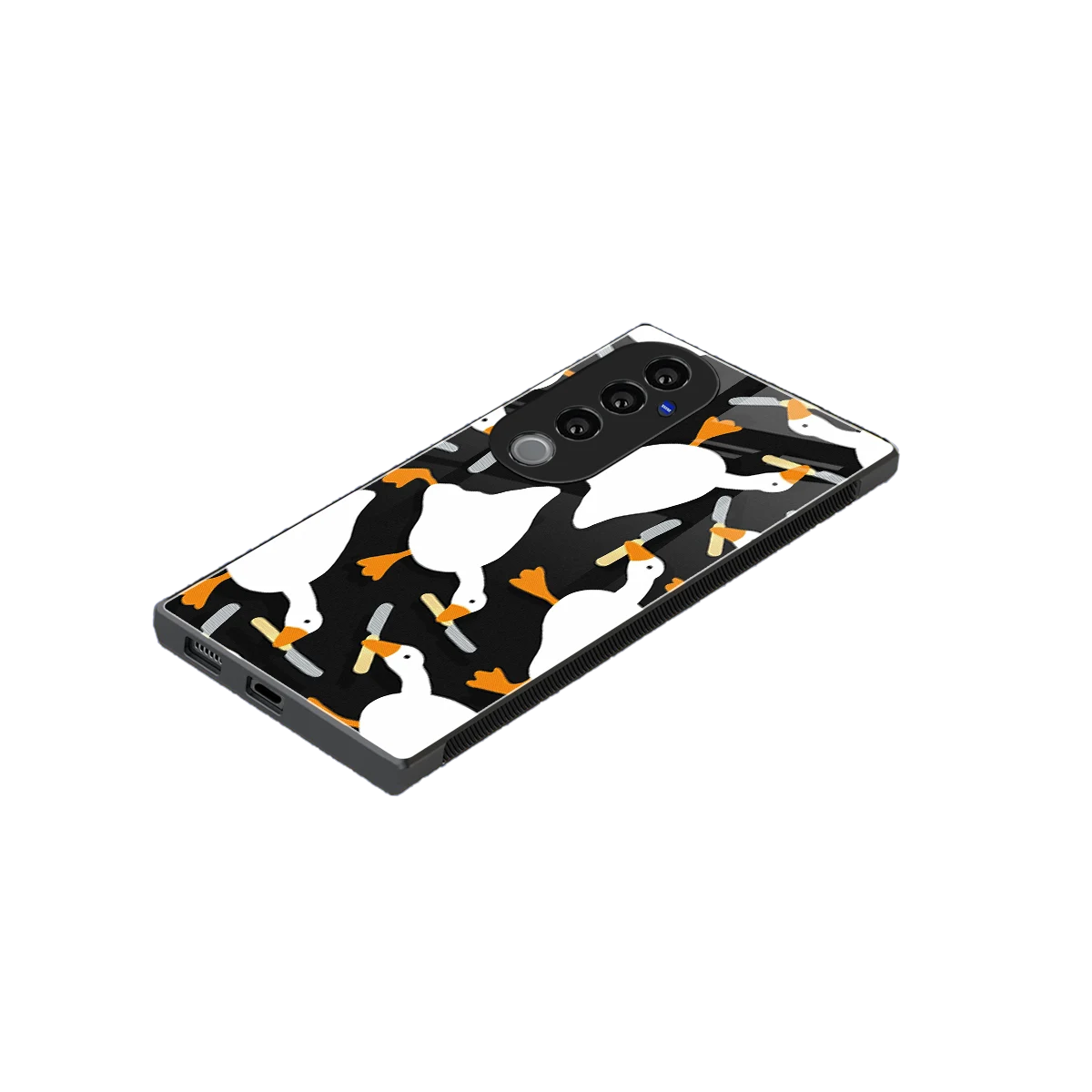 Quack Attack stylish phone case for vivo v40 pro | glossy glass and slim fit