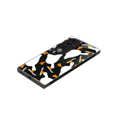 Quack Attack stylish phone case for vivo v40 pro | glossy glass and slim fit