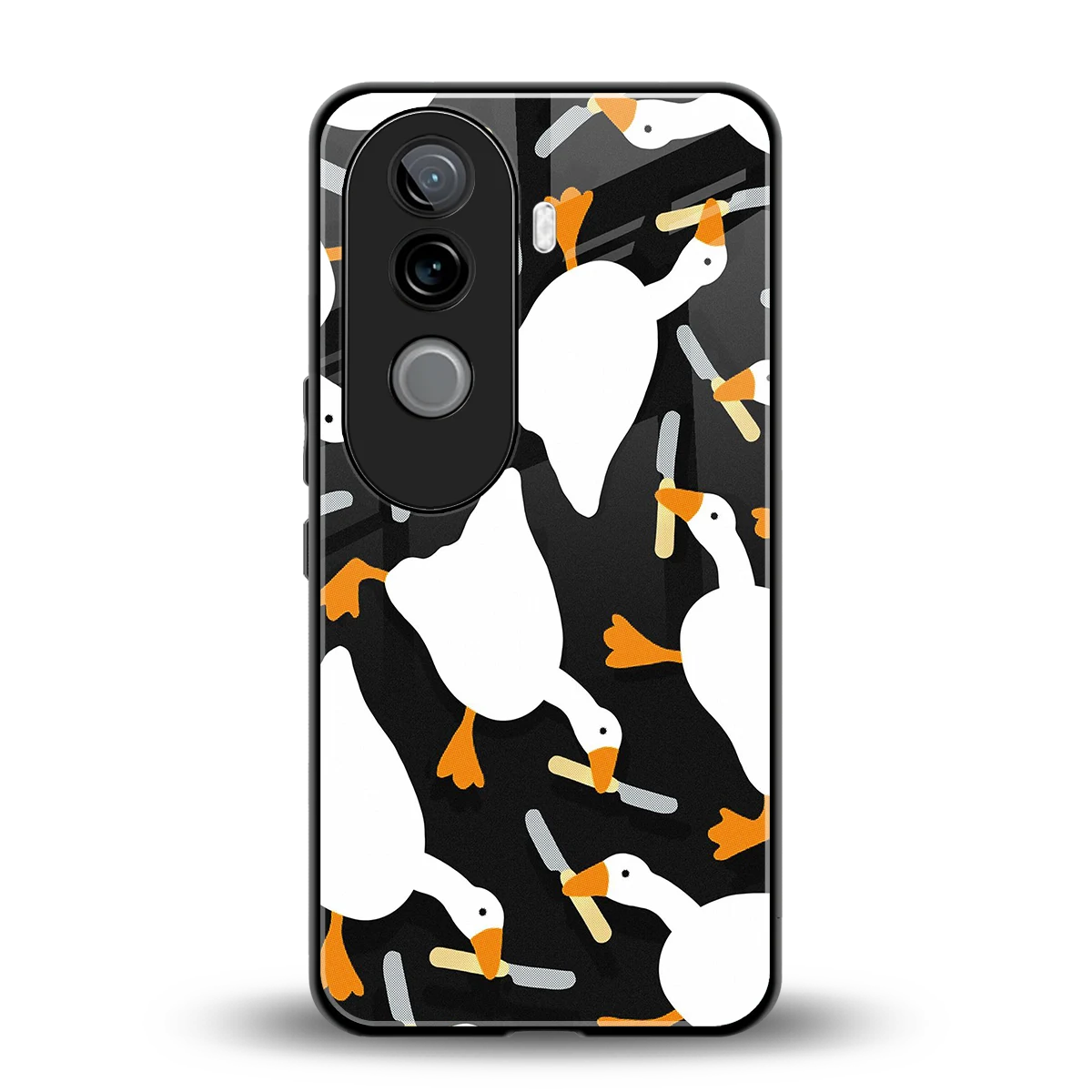 Quack Attack back phone cover | glass case for vivo v40e