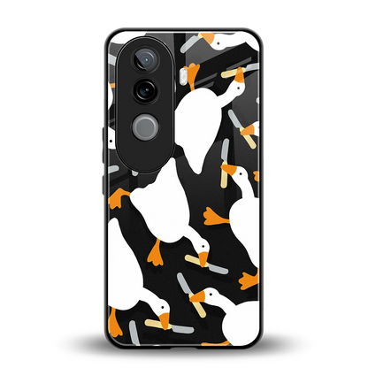 Quack Attack back phone cover | glass case for vivo v40e