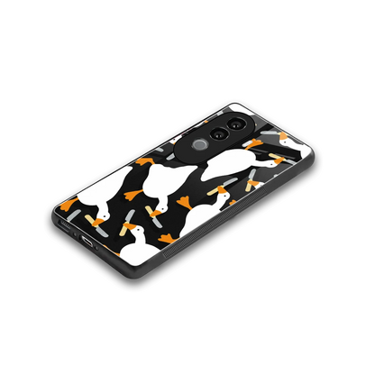 Quack Attack stylish phone case for vivo v40e | glossy glass and slim fit