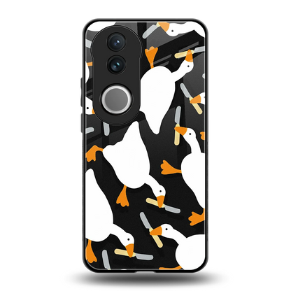 Quack Attack back phone cover | glass case for vivo v50