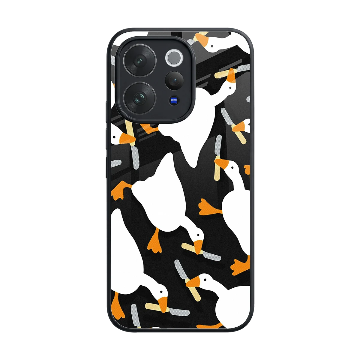 Quack Attack back phone cover | glass case for vivo v70