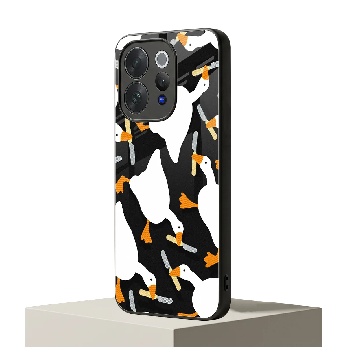 Quack Attack vivo v70 mobile cover | shockproof glass phone case
