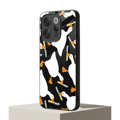 Quack Attack vivo v70 elite mobile cover | shockproof glass phone case