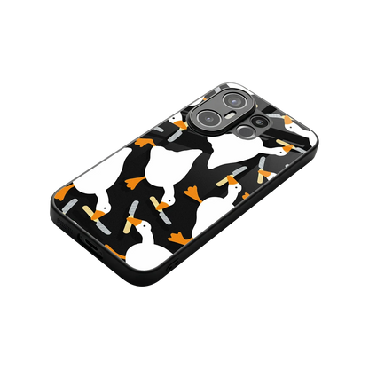 Quack Attack stylish phone case for vivo x200 fe | glossy glass and slim fit
