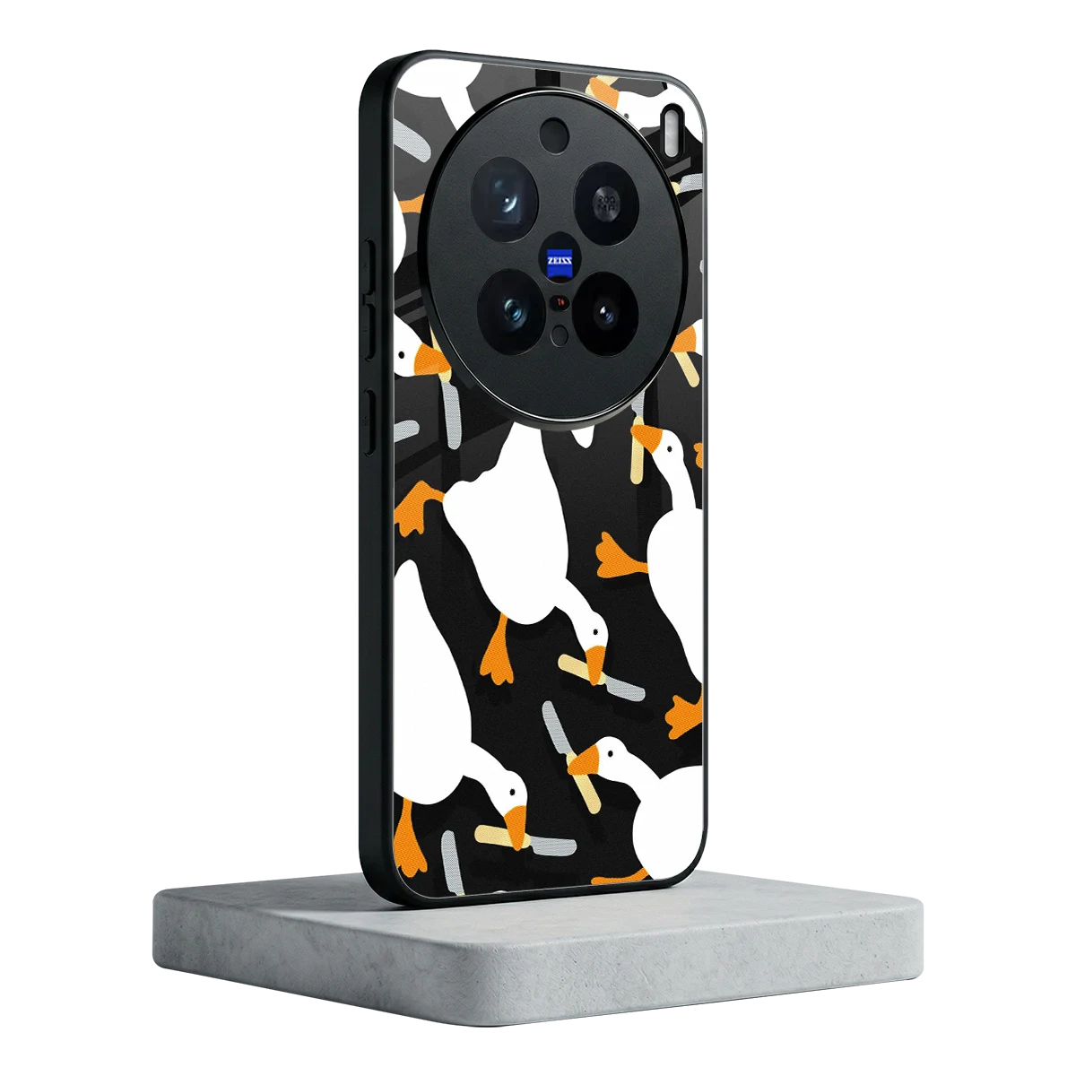 Quack Attack vivo x200 pro mobile cover | shockproof glass phone case