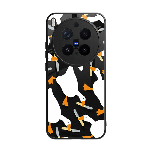 Quack Attack back phone cover | glass case for vivo x300 pro