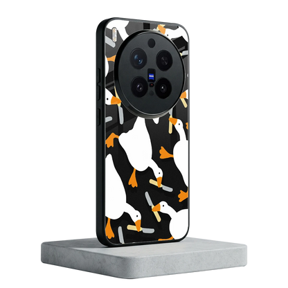 Quack Attack vivo x300 pro mobile cover | shockproof glass phone case