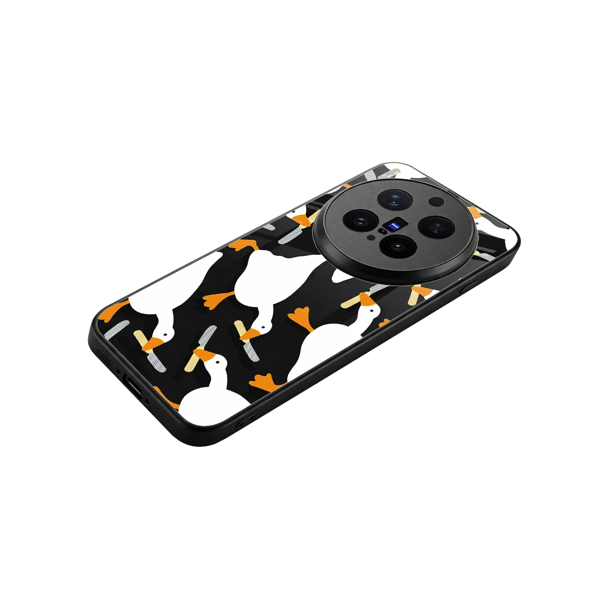 Quack Attack stylish phone case for vivo x300 pro | glossy glass and slim fit