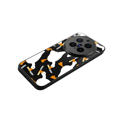 Quack Attack stylish phone case for vivo x300 pro | glossy glass and slim fit