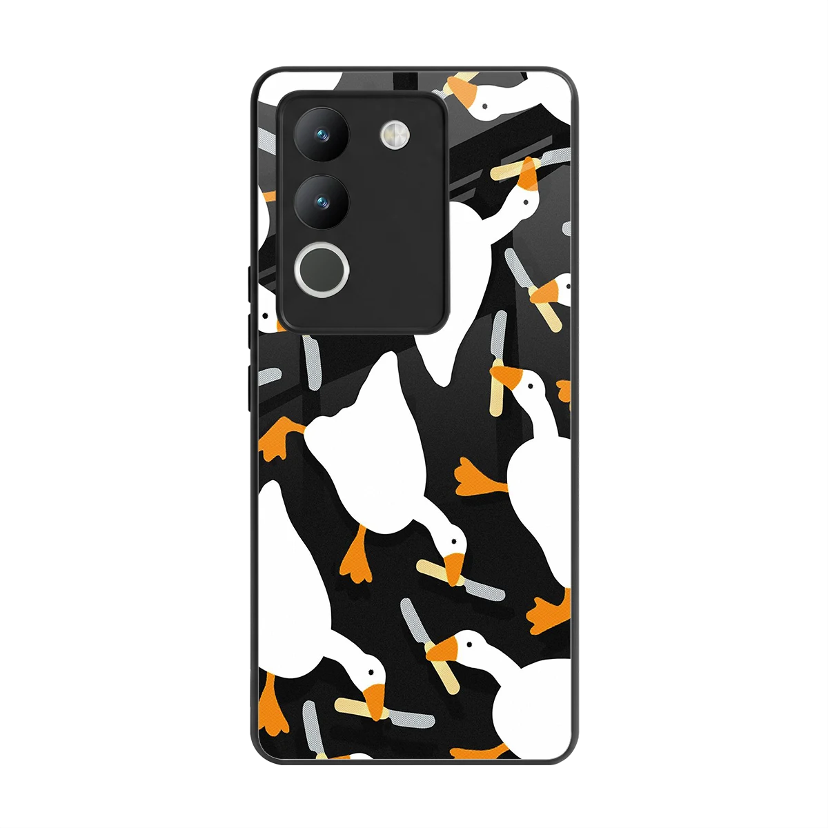 Quack Attack back phone cover | glass case for vivo y200 5g