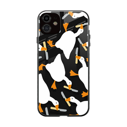 Quack Attack back phone cover | glass case for iphone 12