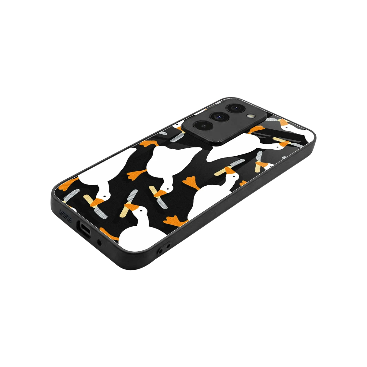 Quack Attack stylish phone case for redmi 15 5g | glossy glass and slim fit