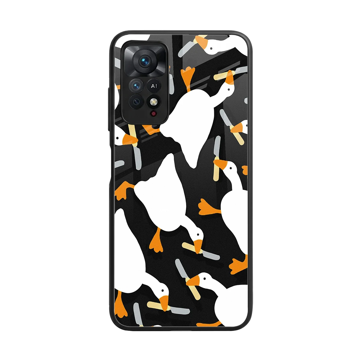 Quack Attack back phone cover | glass case for redmi note 11 pro
