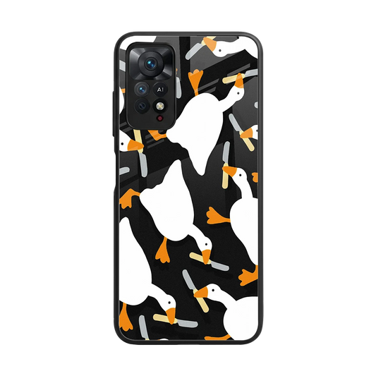 Quack Attack back phone cover | glass case for redmi note 11 pro