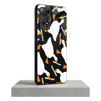Quack Attack redmi note 11 pro mobile cover | shockproof glass phone case