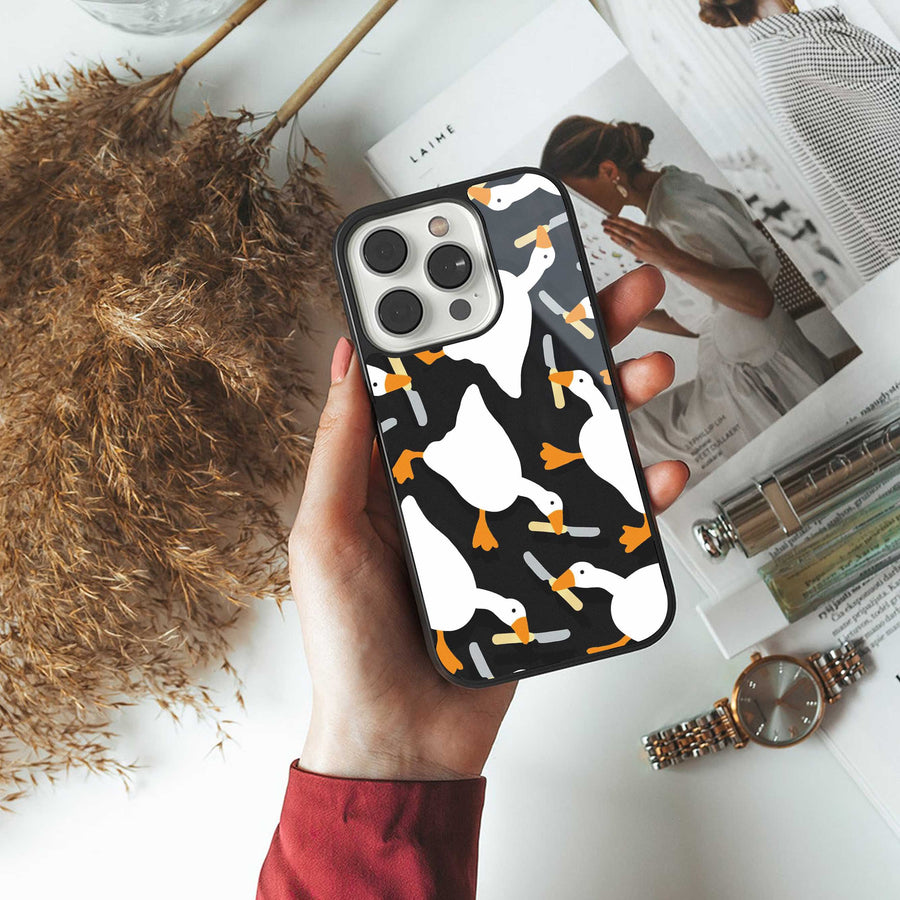 Quack Attack Phone Case for Iphone 13 Pro | Glass Case