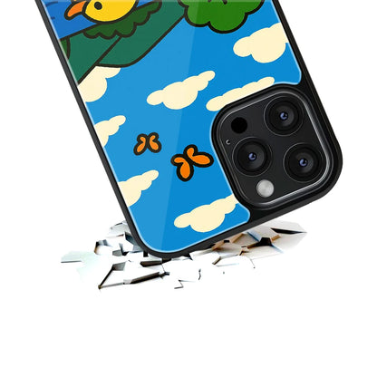Durable Glass Back Mobile Case for iPhone, Samsung, OnePlus, Google Pixel, Redmi, Vivo, Oppo