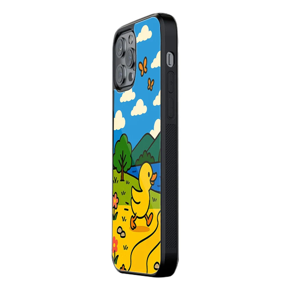 Trendy Glass Back Mobile Case for iPhone, Samsung, Redmi, OnePlus, Google Pixel, Motorola