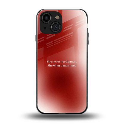 Queen Energy back phone cover | glass case for iphone 12 mini