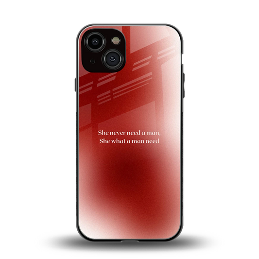 Queen Energy back phone cover | glass case for iphone 14