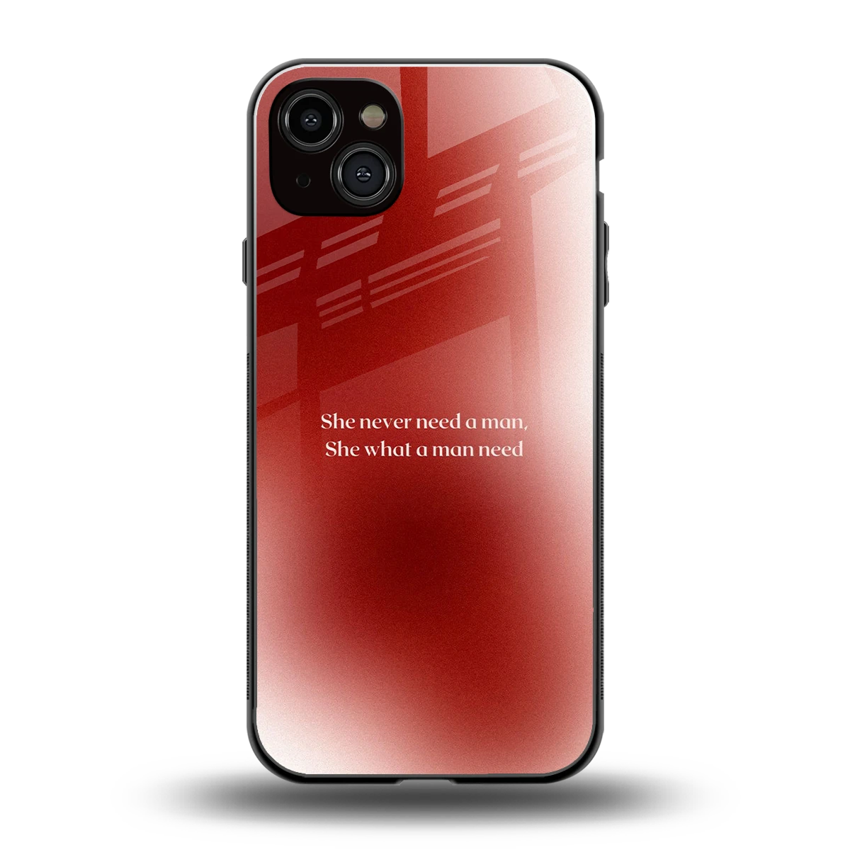 Queen Energy back phone cover | glass case for iphone 14 plus