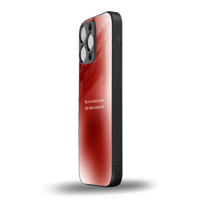 Queen Energy iphone 15 pro max mobile cover | shockproof glass phone case
