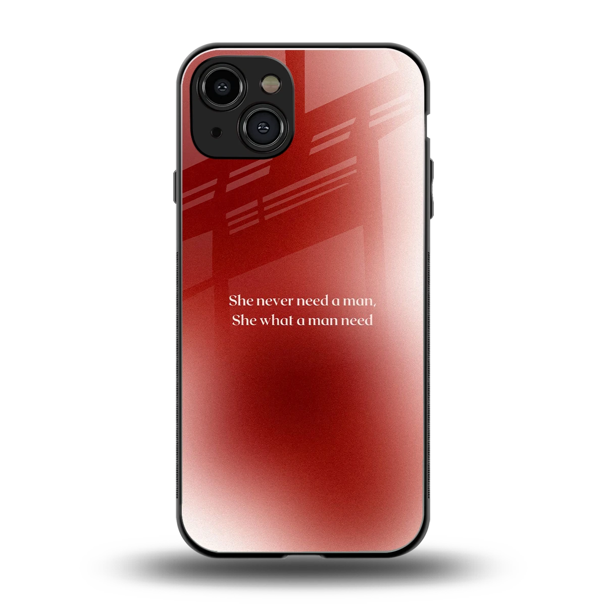 Queen Energy back phone cover | glass case for iphone 15