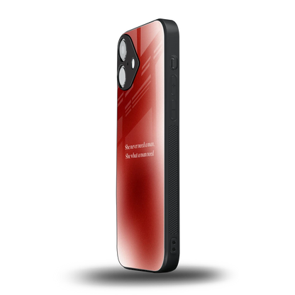 Queen Energy iphone 16 plus mobile cover | shockproof glass phone case