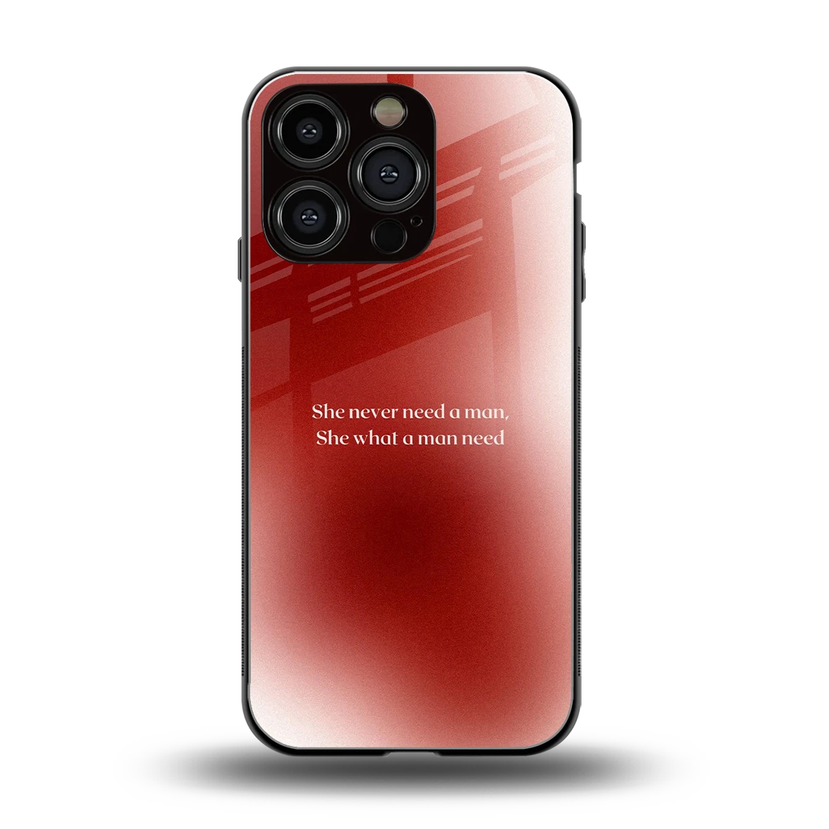 Queen Energy back phone cover | glass case for iphone 16 pro