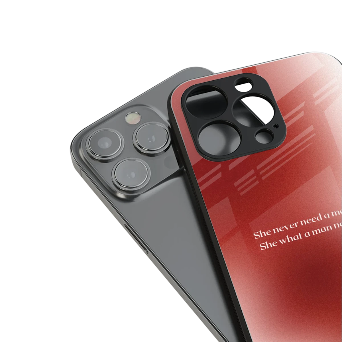Queen Energy stylish phone case for iphone 13 pro | glossy glass and slim fit