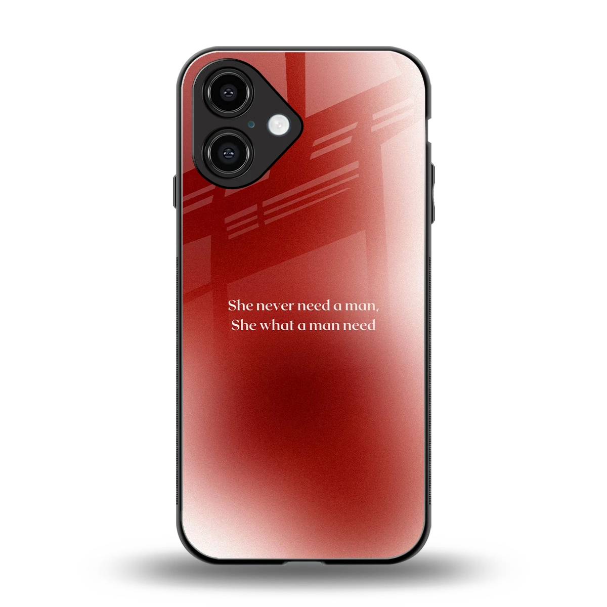 Queen Energy back phone cover | glass case for iphone 16