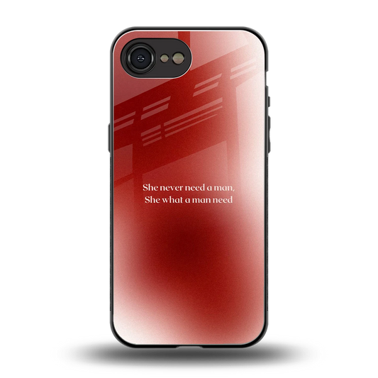 Queen Energy back phone cover | glass case for iphone 16e