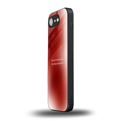 Queen Energy iphone 16e mobile cover | shockproof glass phone case