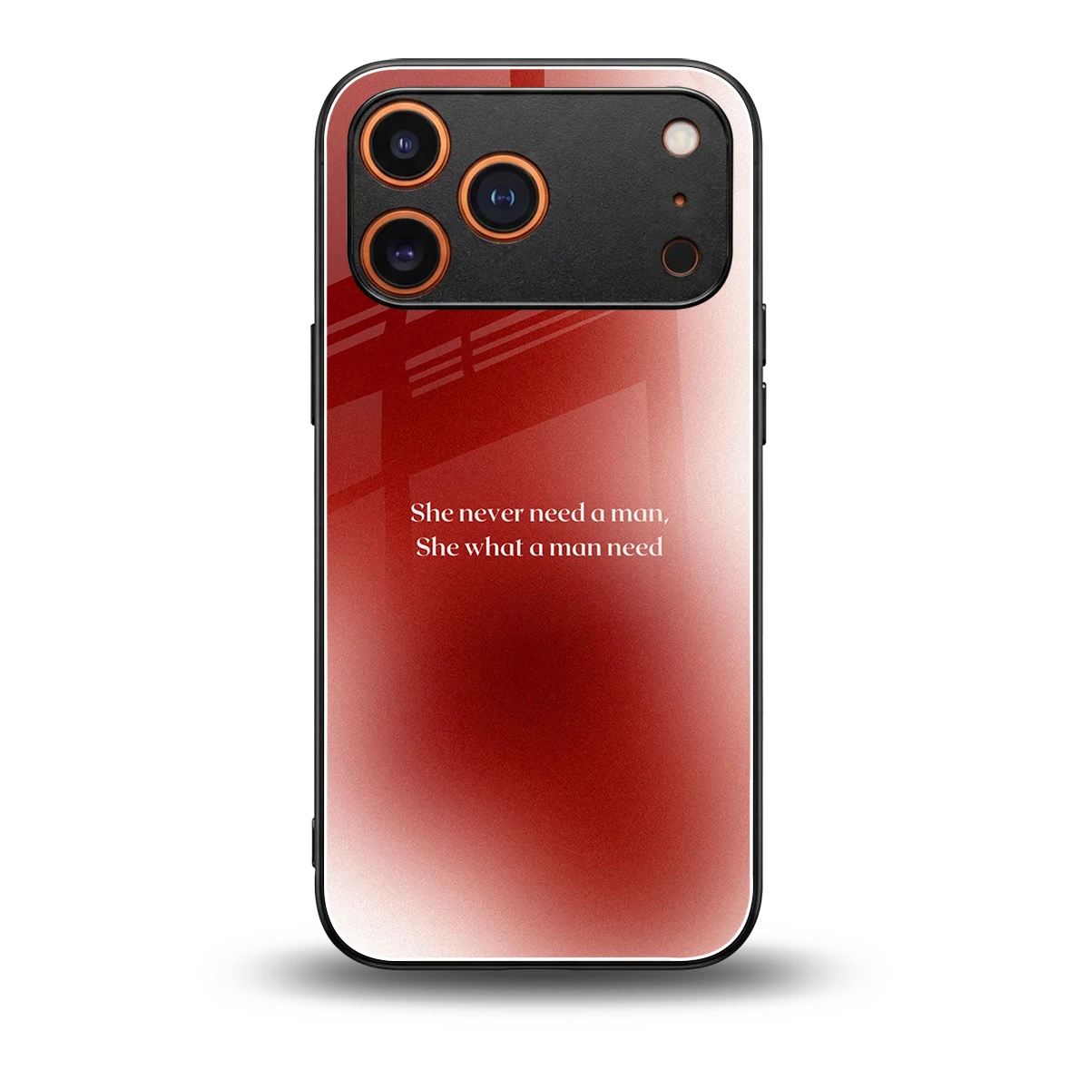 Queen Energy back phone cover | glass case for iphone 17 pro