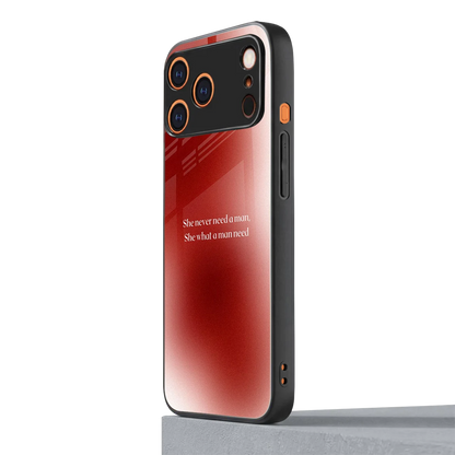 Queen Energy iphone 17 pro mobile cover | shockproof glass phone case
