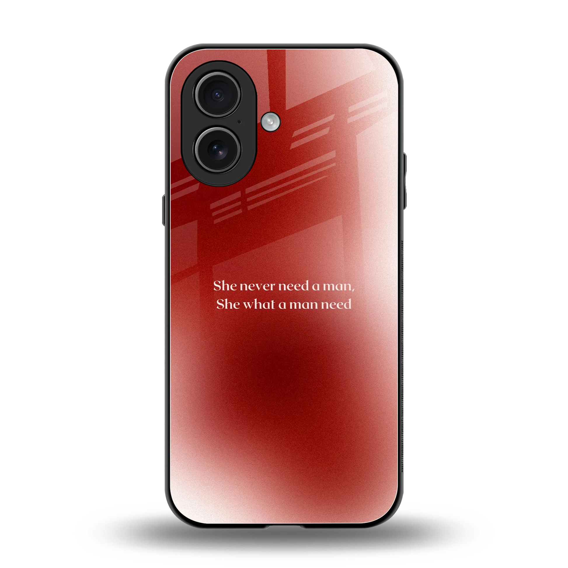 Queen Energy back phone cover | glass case for iphone 17
