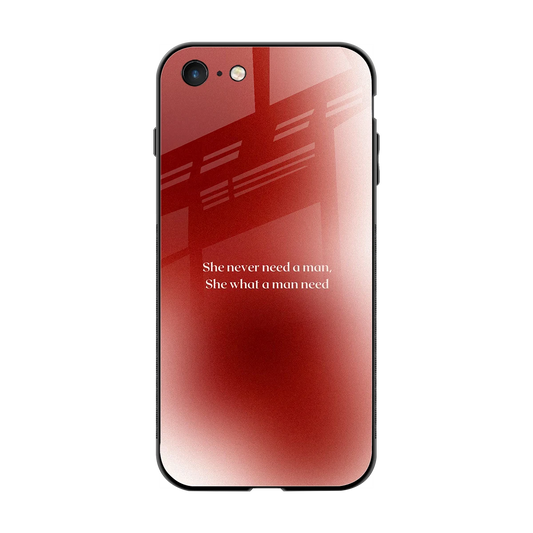 Queen Energy back phone cover | glass case for iphone 7