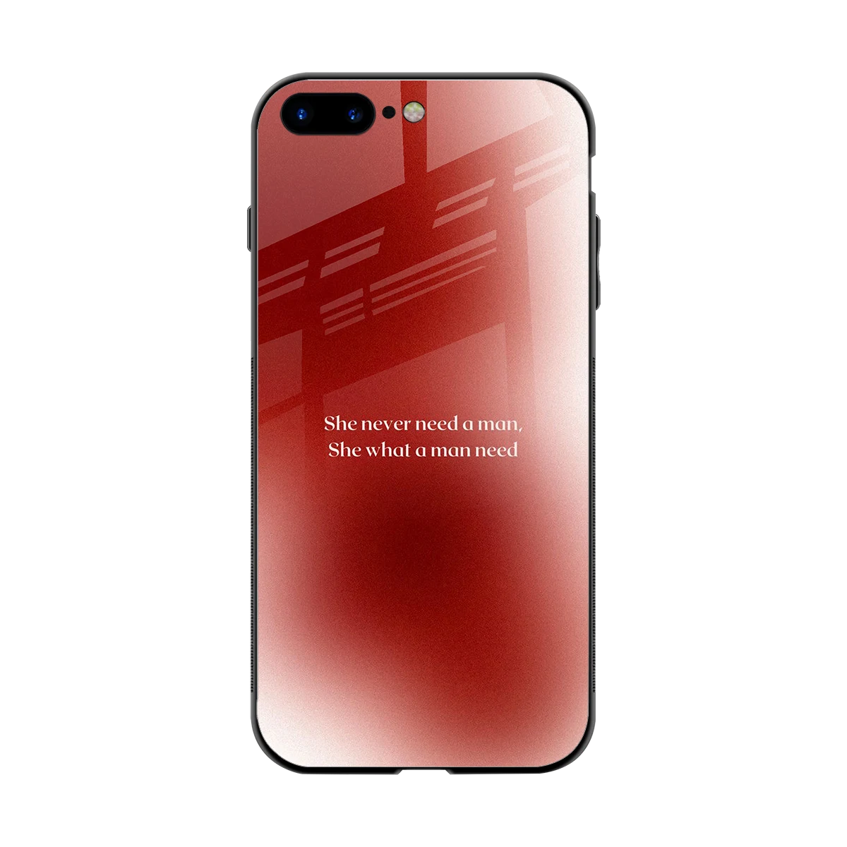 Queen Energy back phone cover | glass case for iphone 8 plus