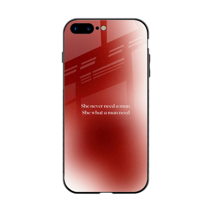 Queen Energy back phone cover | glass case for iphone 8 plus