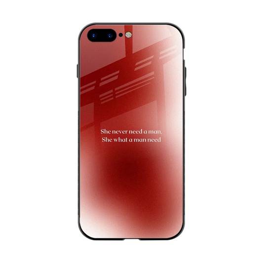 Queen Energy back phone cover | glass case for iphone 8 plus