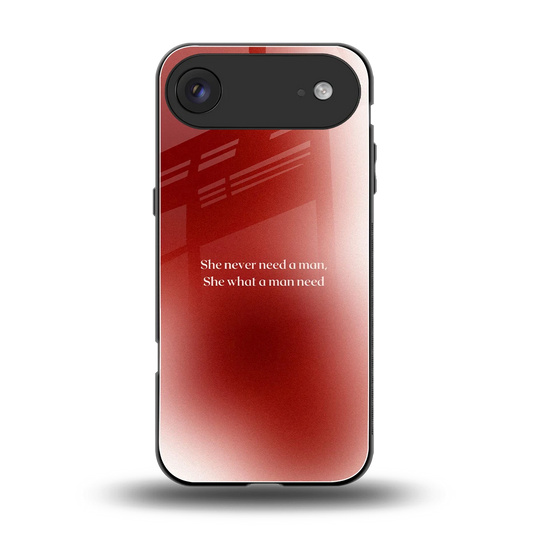 Queen Energy back phone cover | glass case for iphone air