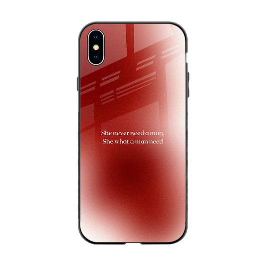 Queen Energy back phone cover | glass case for iphone xs max